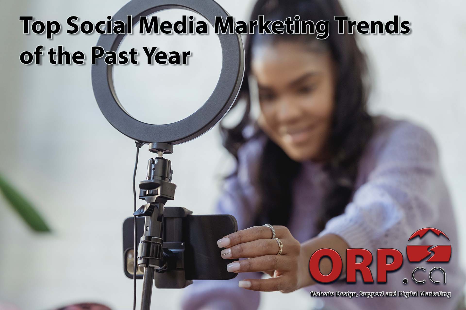 Top Social Media Marketing Trends of the Past Year a small business website design and social media marketing article from ORP.ca. Working with small businesses, rural communities and NGOs since 2003.